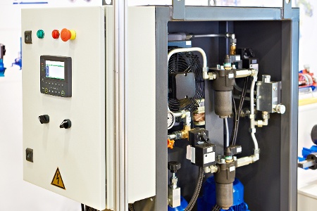 Process control panel - hydraulic-1